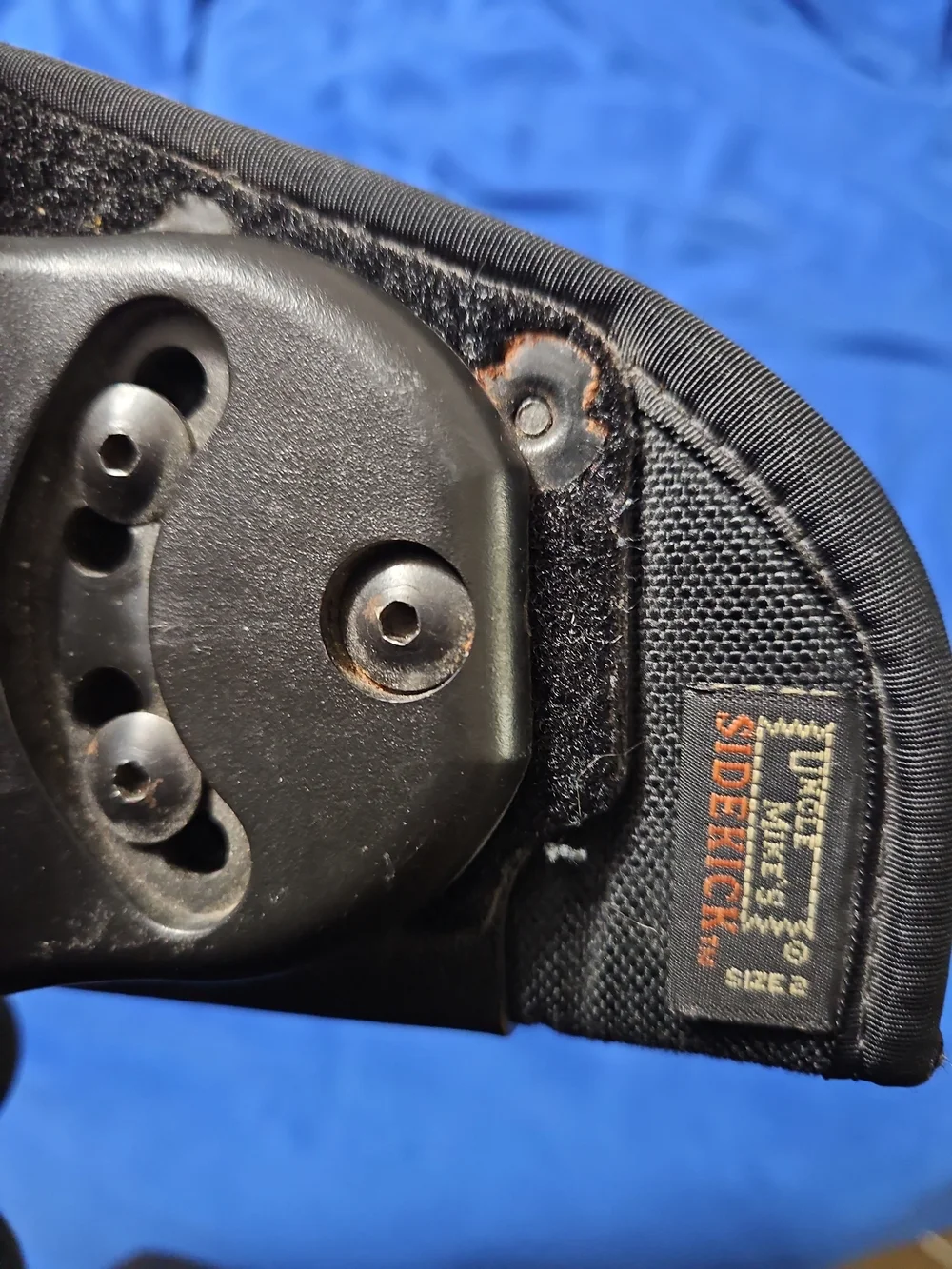Black Tactical Duty Belt with Holster and Double Magazine Pouch